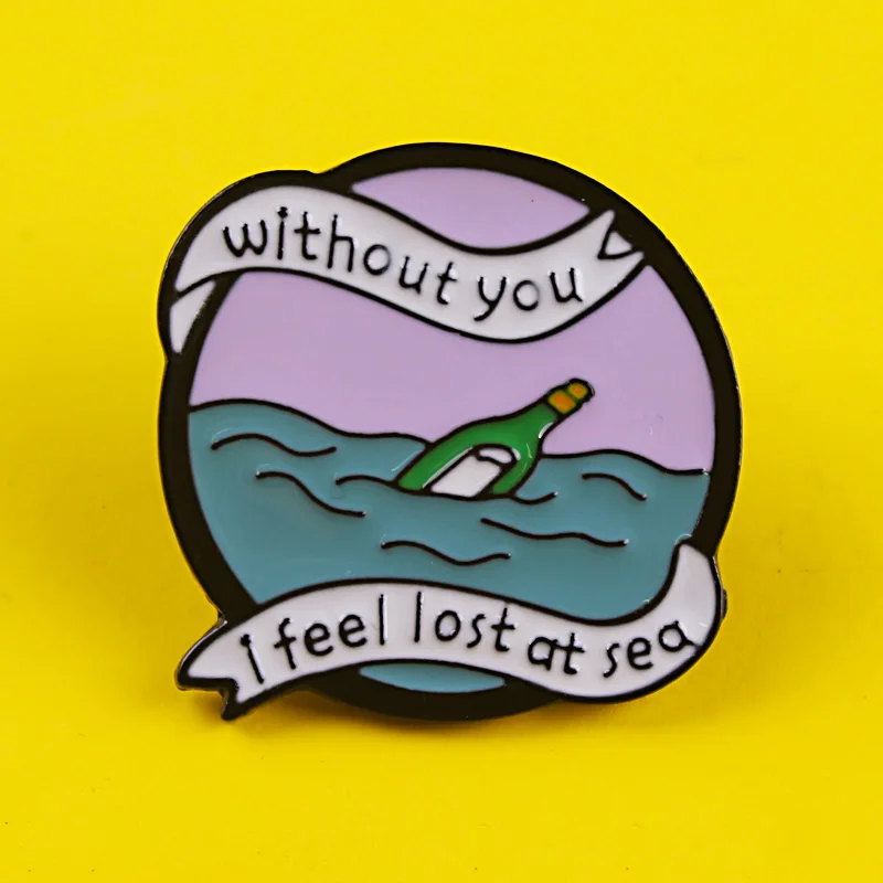 В путешествие! Круглые значки для одежды на рюкзак с изображением серфинга гор