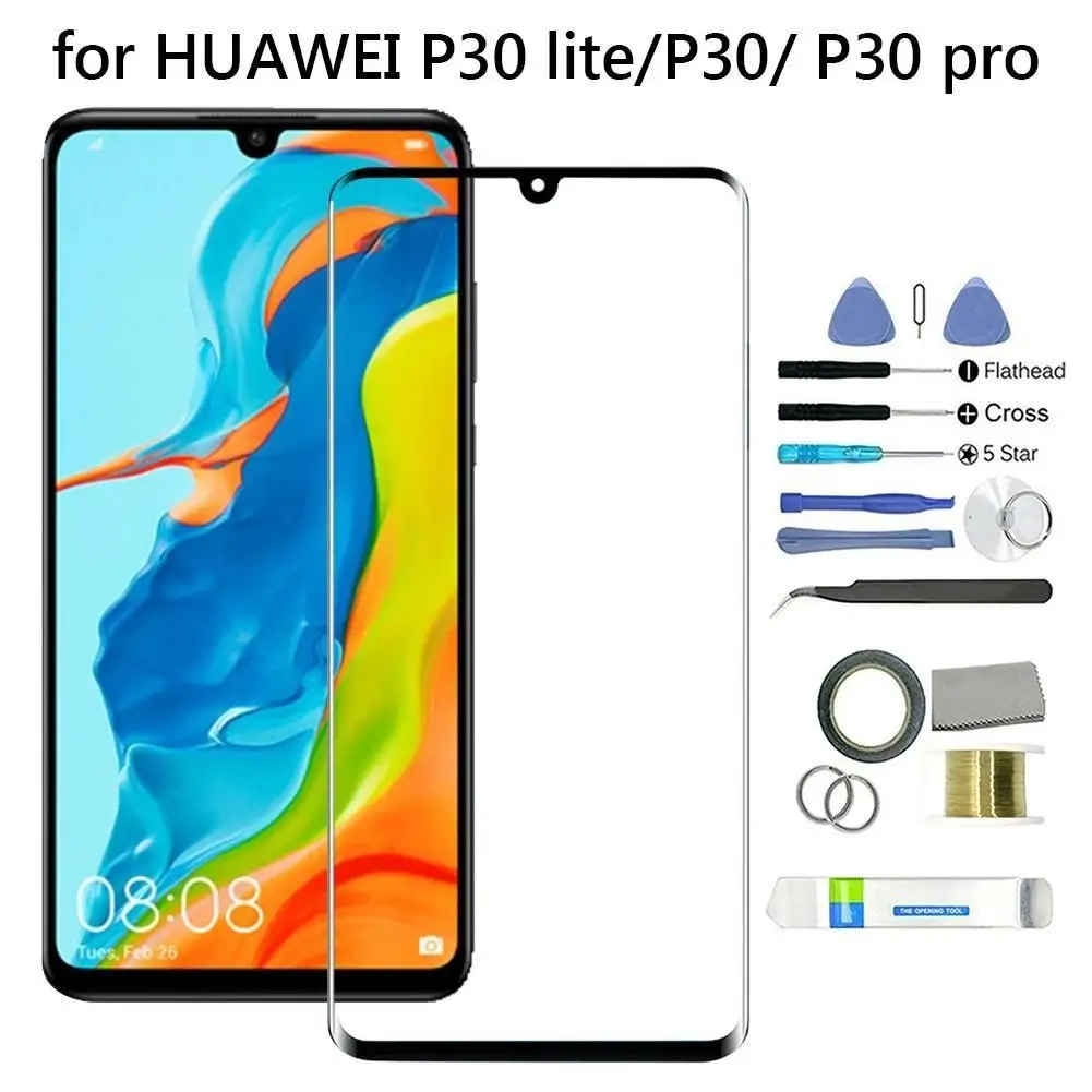 

Подходит для HUAWEI mate30 pro/20 lite/20/20 pro внешнее Переднее стекло объектива Запасная часть UV-LOCA клей ящик для инструментов