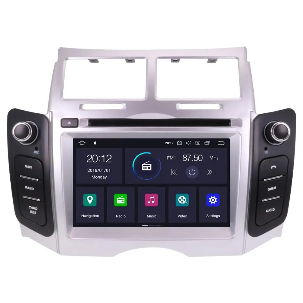 Android 9.0 PX5/PX6 Car DVD Player GPS Navi for Toyota Yaris 2005-2011 auto stereo radio tape recorde multimedia player headunit |