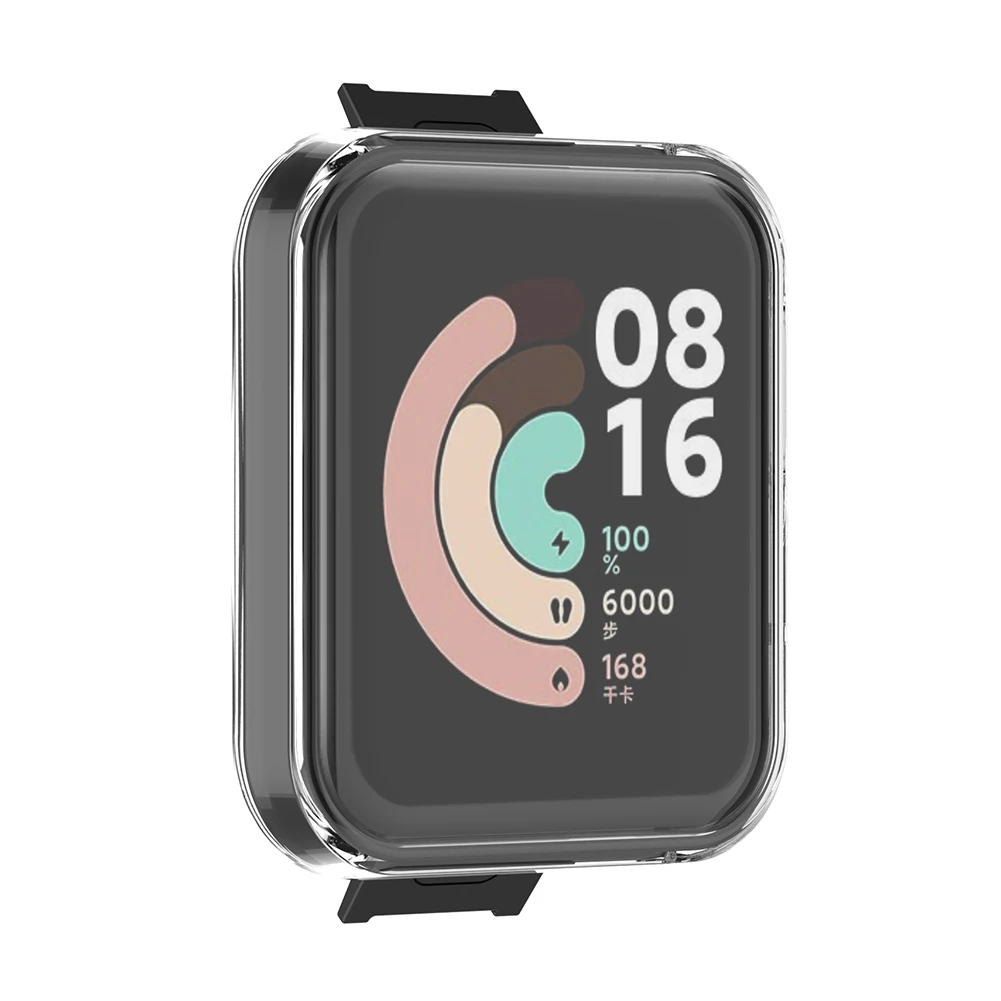 Case for Xiaomi Mi Watch Lite Redmi Screen Protector (Transparent) Smartwatch Accessories Anti-Scratches | Электроника