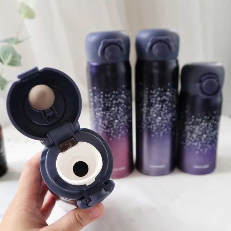 Новые Модные вакуумные фляжки из нержавеющей стали с двойными стенками