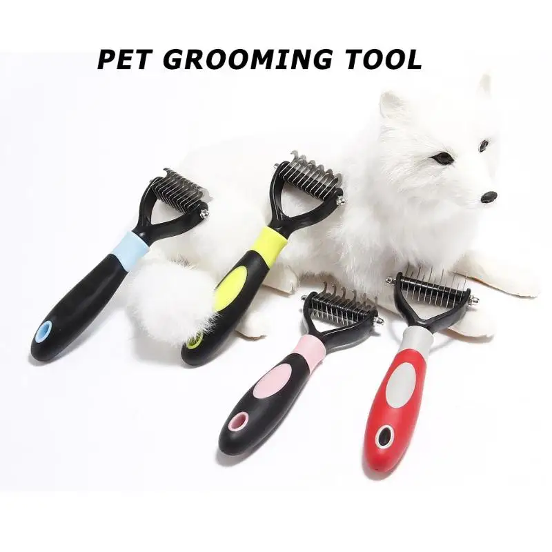 Расческа для удаления шерсти домашних животных расческа вычесывания у собак и