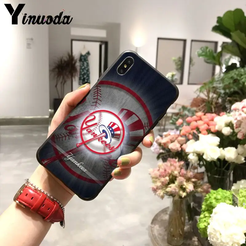 Yinuoda New York Yankees Boston Red Sox бейсбольный Телефон чехол для iphone 8 7 6 6S Plus 5 5S SE XR X XS MAX 11pro max Coque Shell