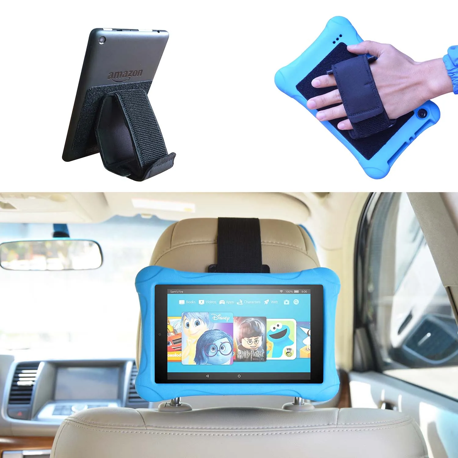 Подставка 3 в 1 держатель для автомобильного сиденья и ремешок планшета 3-в-1 всех