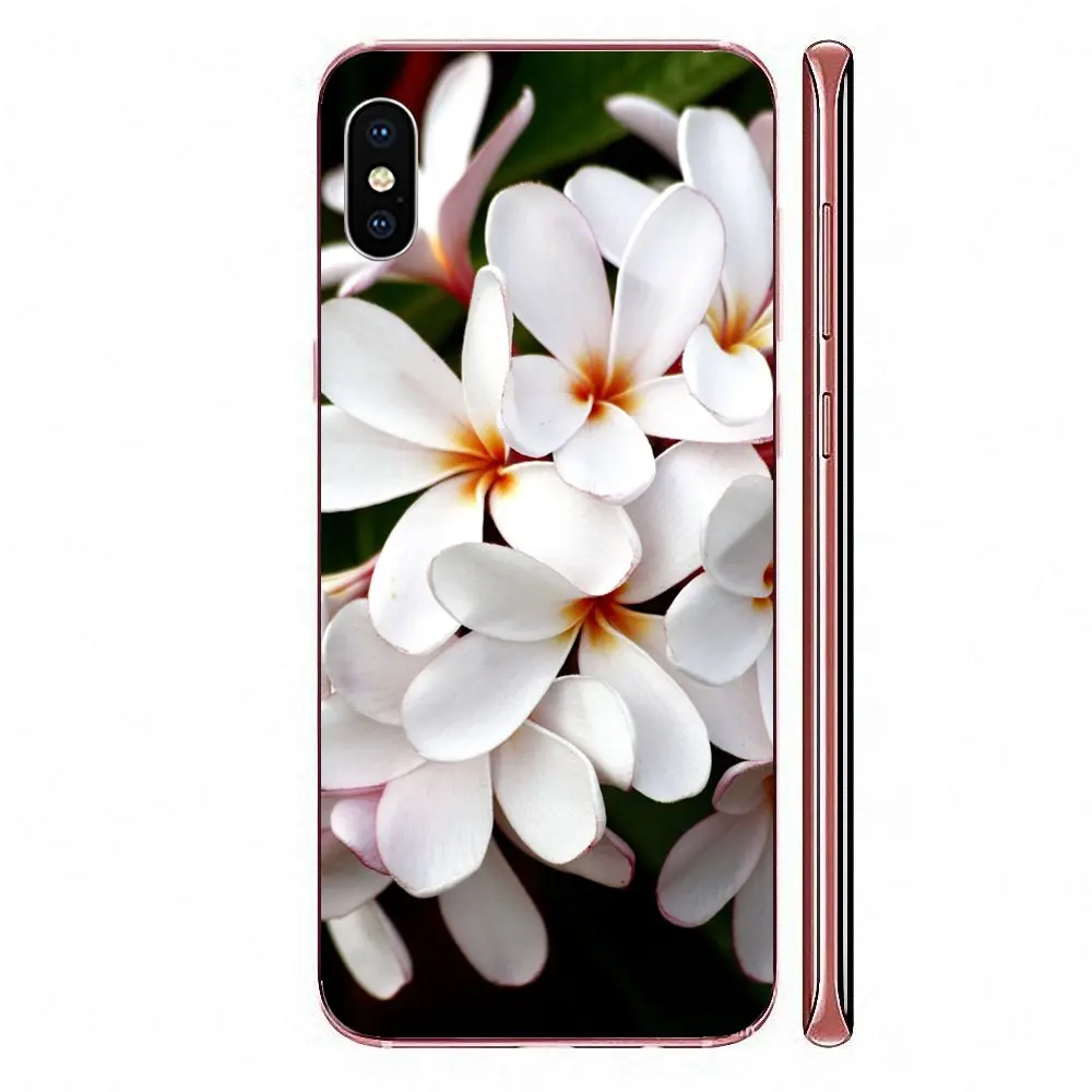 Плюмерия цветы Гавайские тропические мягкие чехлы для Huawei Honor 4C 5A 5C 5X 6 6A 6X 7 7A 7C 7X 8 8C