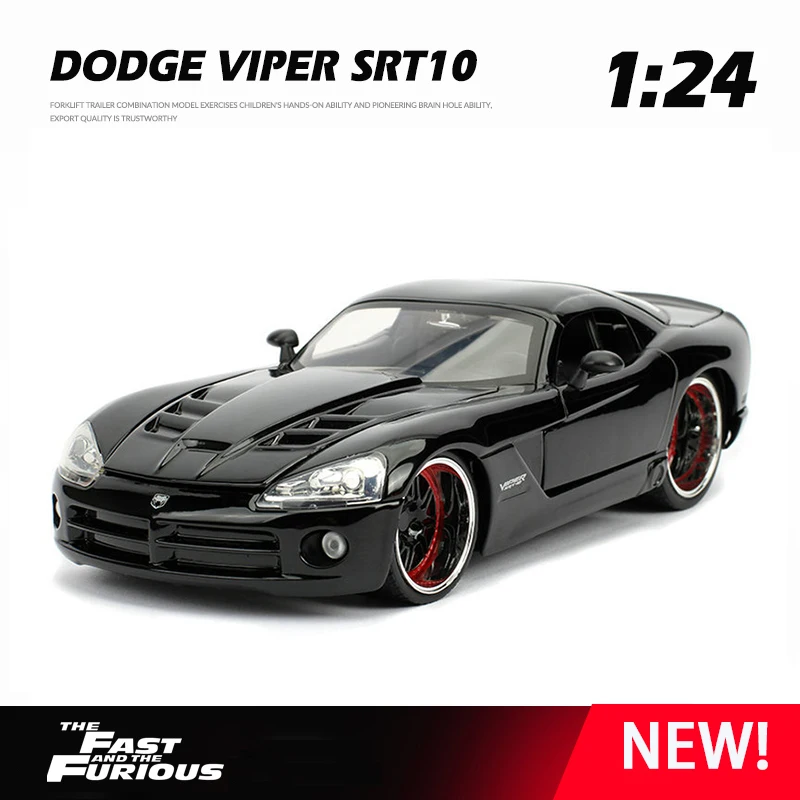 

New 1:24 Dodge Viper SRT10 Toy Alloy Car Diecasts & Toy Vehicles Car Model Miniature Scale Model Car Toys For Children