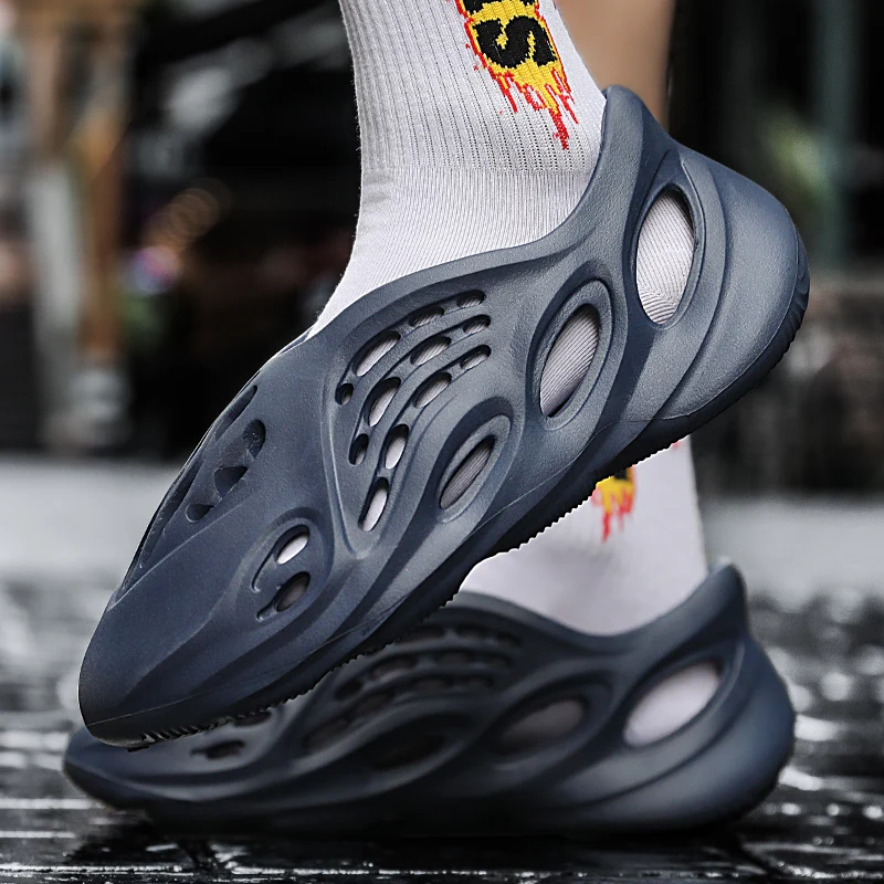 

Sandals Summer Breathable Mesh Casual Shoes Men Couple Roman Wading Beach Slippers Foam Runners Camouflage Men Swimming Sandals