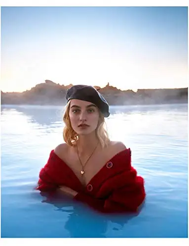 Новинка Модный берет для девочек повседневный черный кожаный из искусственной