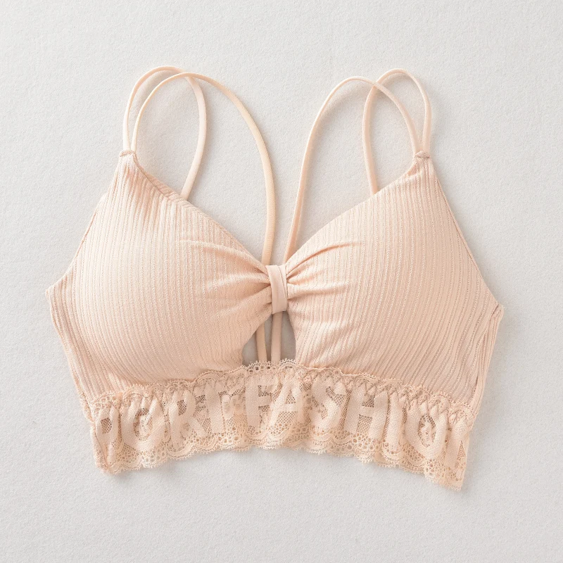 Женский кружевной топ сексуальное нижнее белье укороченный без косточек женский