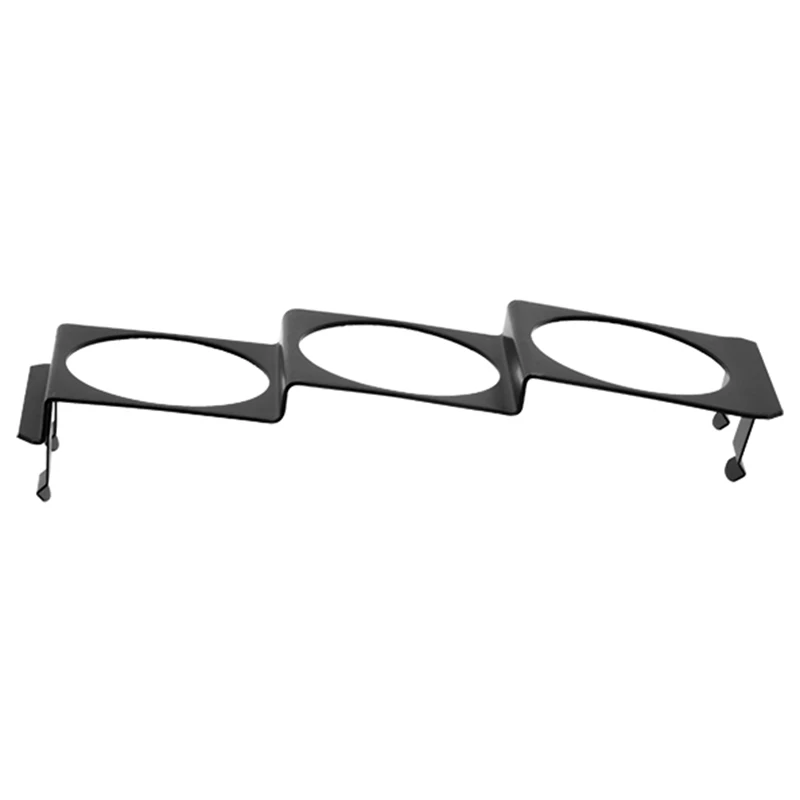 52mm 3 Hole Single DIN Radio Slot Pod Triple Gauge Meter Panel Mount Black | Автомобили и мотоциклы