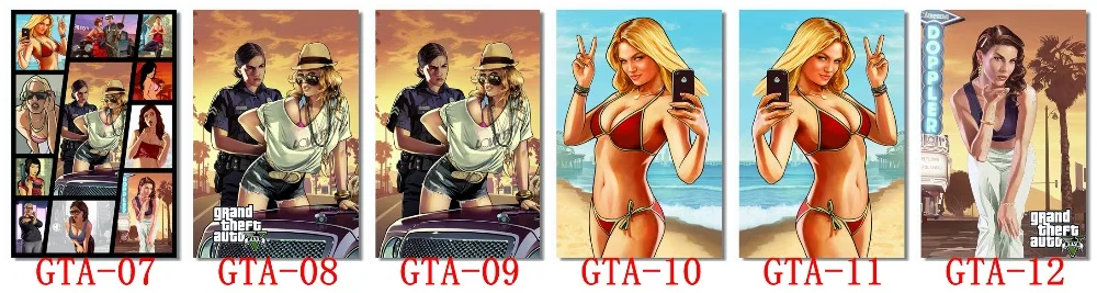 На заказ, на холсте, художественные грандиозные кражи Авто постер GTA San Andreas Игра Обои грандиозные кражи настенные наклейки Niko Фреска домашний Декор#761