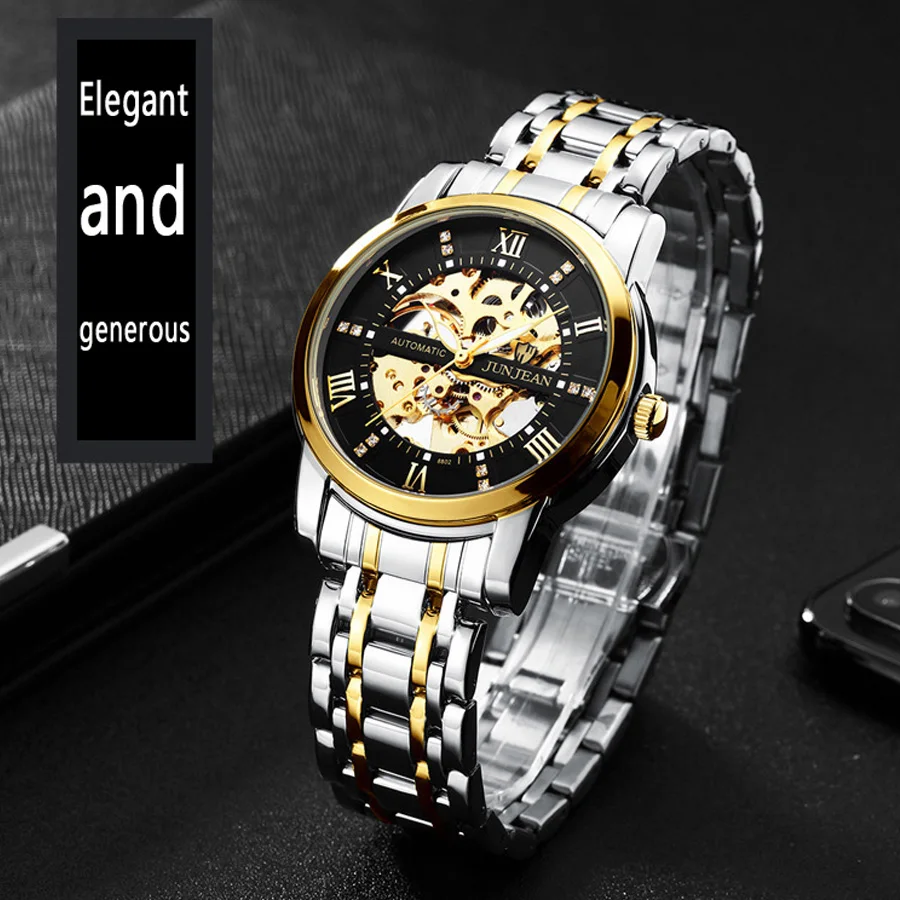 

Watch Hollow Men's Waterproof Automatic Mechanical Watch Business Fashion Watch 2021 New Casual Sports Wristwatch watches for