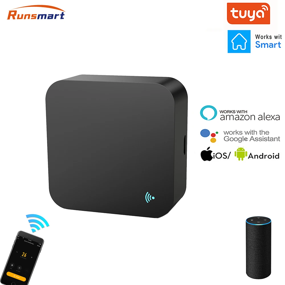 

WiFi Smart Ir Blaster WiFi-IR(2.4Ghz) Infrared Universal Remote Controller For Air Conditioner Tuya Smart Life APP