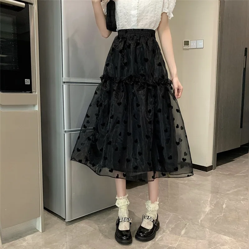 Женская длинная юбка средней длины весна-лето-осень 2021 г. | одежда