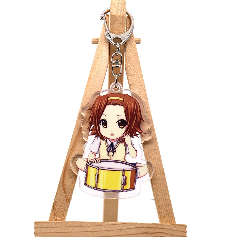 K-ON! Милые брелоки новые стили двусторонние акриловые Мультяшные Брелоки для