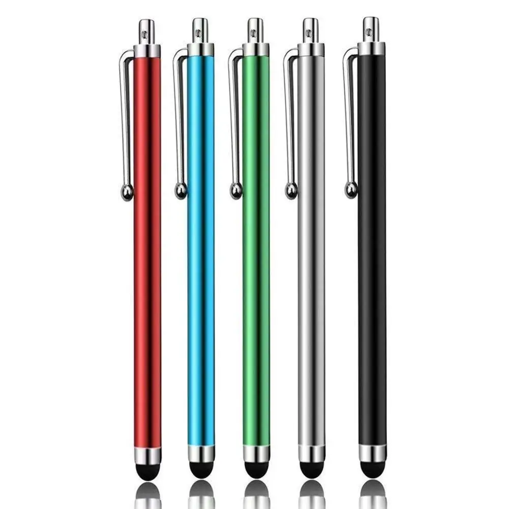 

Opp Packages Light Heavy Phone Capacitive Pen Touchscreen For Flat Screen Drawing Universal Handwriting Metal Pen Y9P1