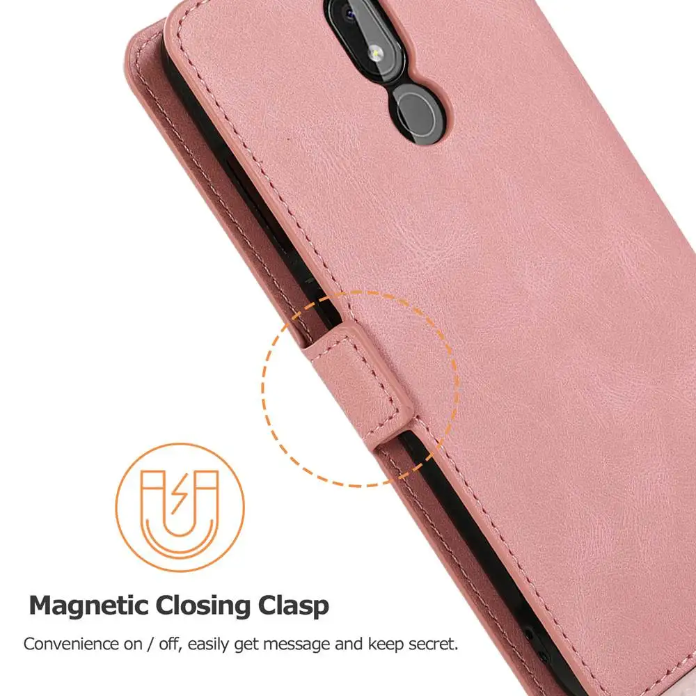 

For Nokia 3.2 2.2 4.2 6.2 7.2 Cover Wallet Flip Leather Case For Nokia 2.2 3.2 4.2 6.2 7.2 Wallet Phone Cover Case