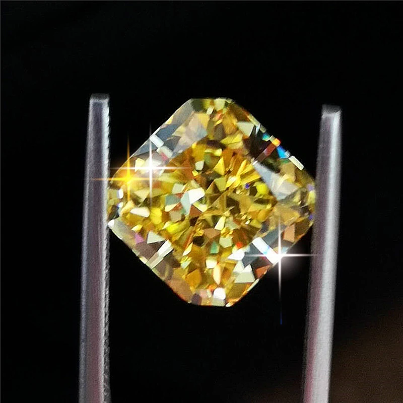 Хит продаж, блестящий Сияющий светильник, желтый, AAAAAAAA, качественные бусины, свободные, необычные, яркие, желтые камни для изготовления ювелирных изделий, CZ, сделай сам
