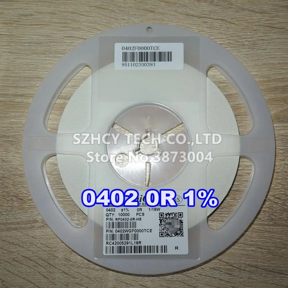 

10000 шт. 0402 0R 1% RF0402-0R-HS новый и оригинальными