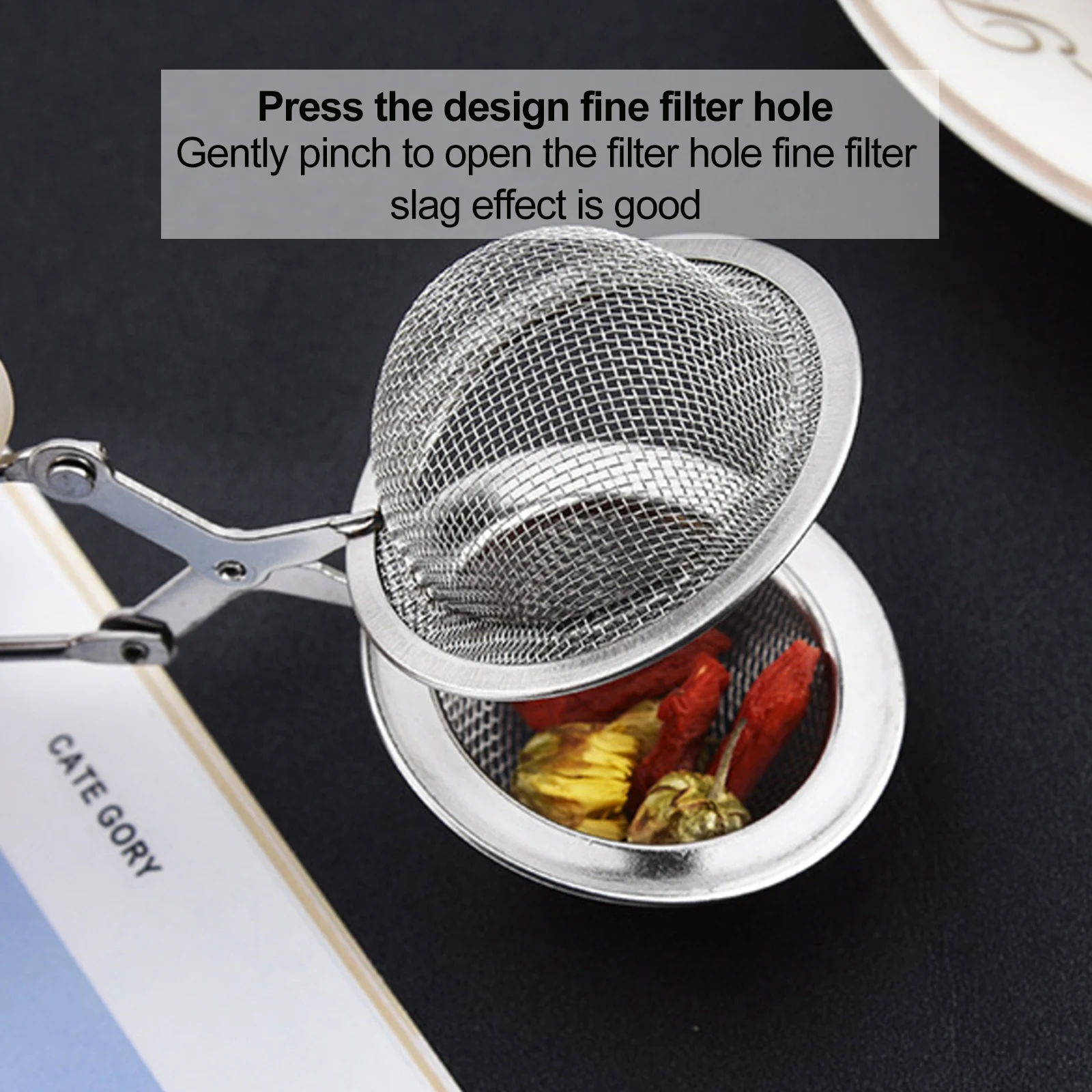 

3pcs Stainless Steel Tea Infuser Sphere Locking Spice Tea Ball Strainer Mesh Infuser Tea Filter Strainers Kitchen Accessories