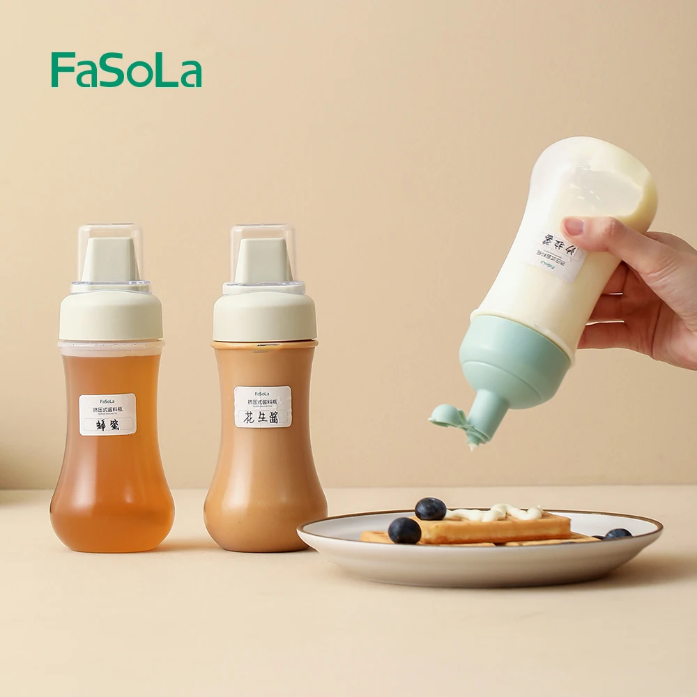 FaSoLa 280 мл контейнер для салата дозатор масла бутылка хранения кетчупа крема меда