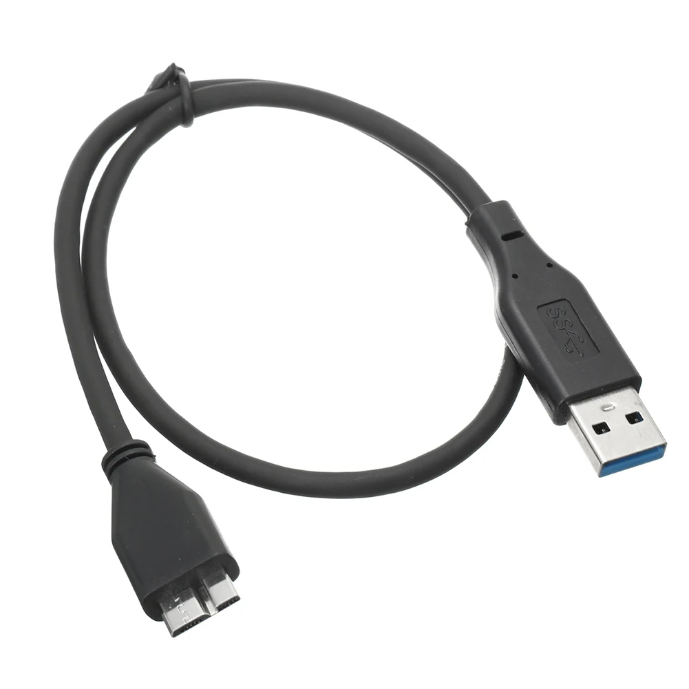 

USB 3.0 A Male to Micro B Male High Speed Data Cable Adapter for Hard Disk Drive