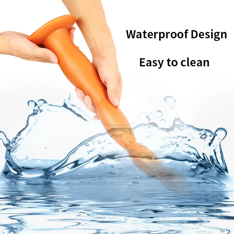 Анальная пробка из жидкого силикона 60 см анальный фаллоимитатор мастурбатор