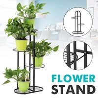 plant shelves iron potted flower plant stand rack multiple flower pot holder shelf indoor outdoor planter display organizer