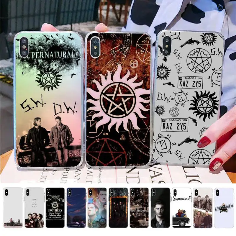Сверхъестественный чехол для телефона Babaite SPN Dean And Sam iPhone 11 12 13 mini pro XS MAX 8 7 6 6S Plus X 5S