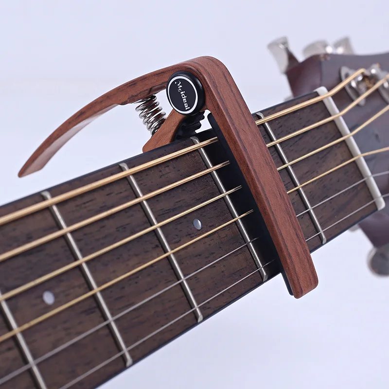 Гитара Capo с регулируемым давлением натяжения деревянная ручка защитная накладка