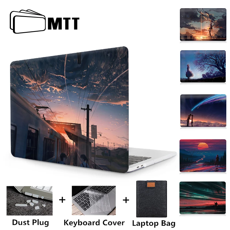 MTT чехол для ноутбука Macbook Air 11 13 дюймов чехол для Apple Mac book Pro retina 12 13,3 15 16 с сенсорной панелью A1706 A1989 A1932