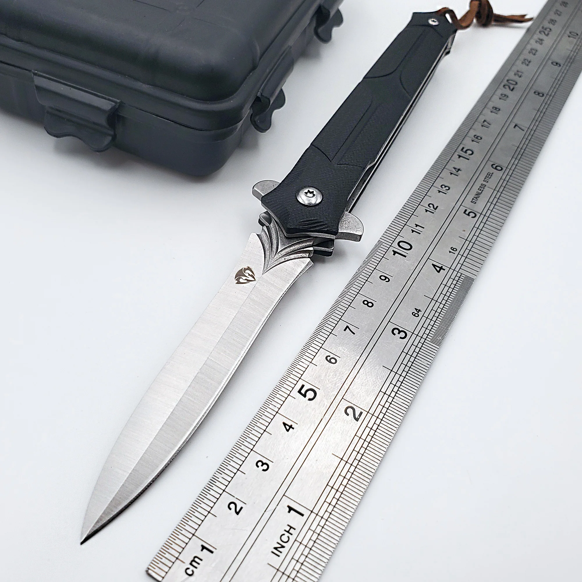 JSSQ тактический складной нож D2 лезвие G10 ручка карманные ножи для выживания Охота