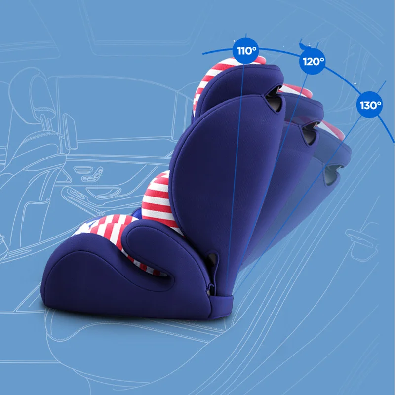 Детское автомобильное сиденье детское безопасное сиденье ISOFIX жесткий Интерфейс 9 месяцев-12 лет