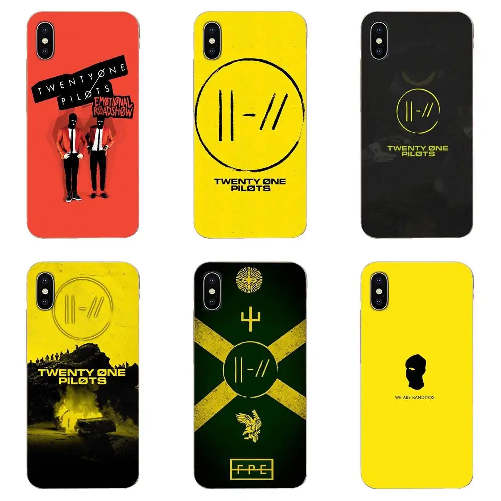 Чехол из ТПУ для Xiaomi Redmi Mi 4 7A 9T K20 CC9 CC9e Note 7 8 9 Y3 SE Pro Prime Go Play Twenty One Pilots|Бамперы| |