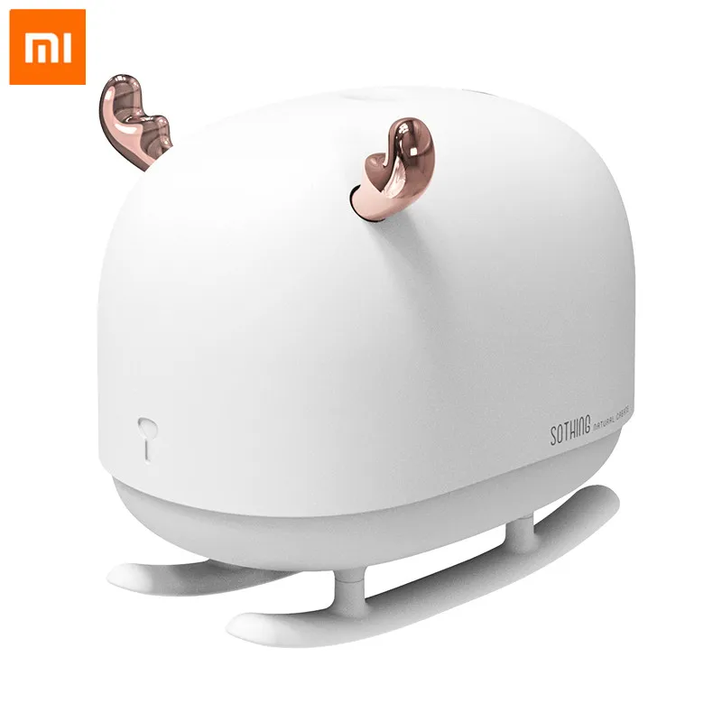 Xiaomi Mijia SOTHING в форме оленя увлажнитель воздуха 260 мл бесшумный увлажнитель MICRO usb зарядка ночник Рождественские подарки