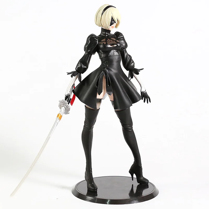 NieR Automata 2B YoRHa No.2 Тип B ПВХ фигурка Коллекционная модель игрушка|Игровые фигурки и