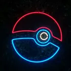 Индивидуальные светодиодные неоновые вывески Pokeball Kawaii, японское аниме, гибкий ночник, вывеска, внутренний Декор для спальни
