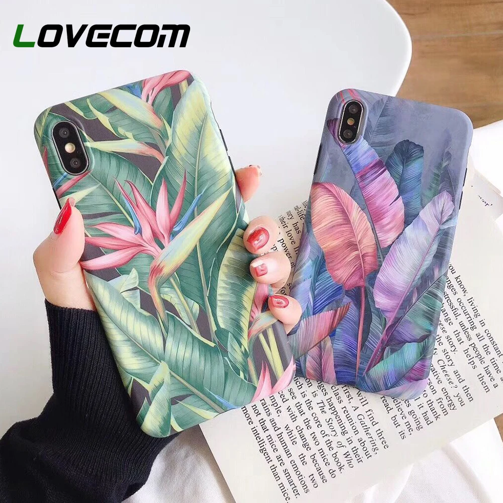 Винтажный чехол LOVECOM с листьями дерева для iPhone 11 Pro Max XR X XS 7 8 6 Plus мягкая задняя