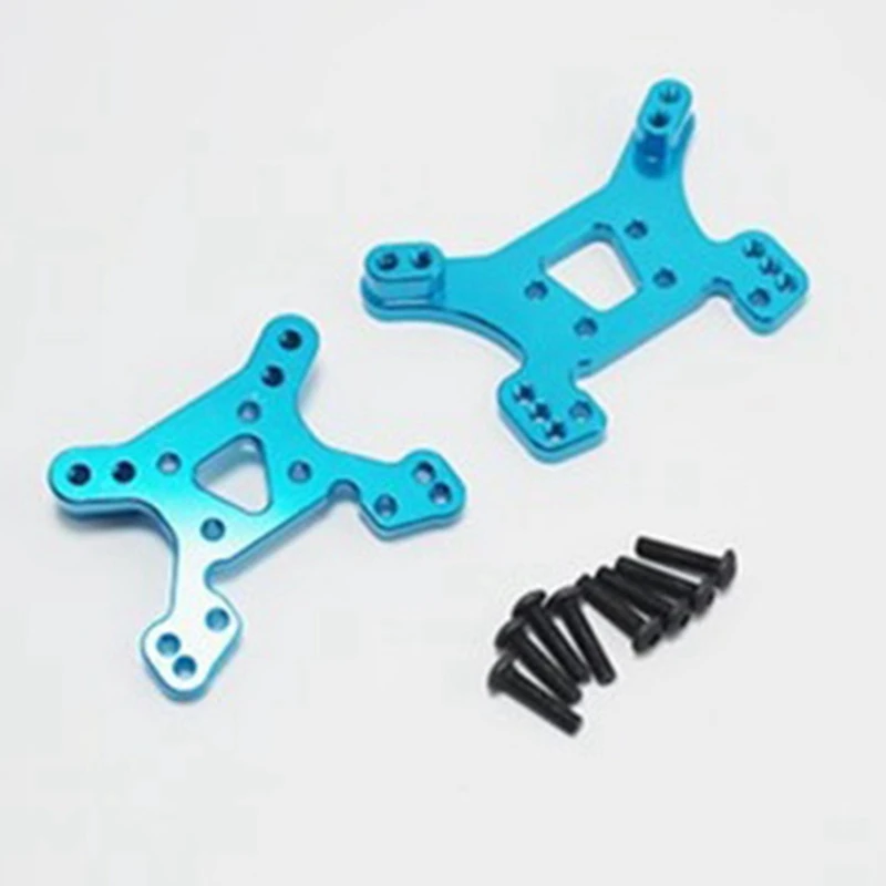 

1 Set Front and Rear Shock Tower Board Set & 1 Set Rc Car Metal Steering Swing Arm Base C Rear Hub Seat Servo Pull Rod