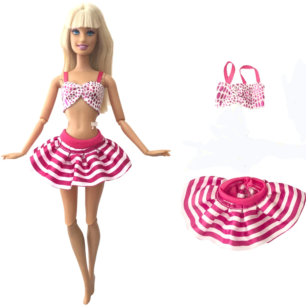 Одежда для кукол Барби NK розовые топы модное нижнее белье юбка аксессуары