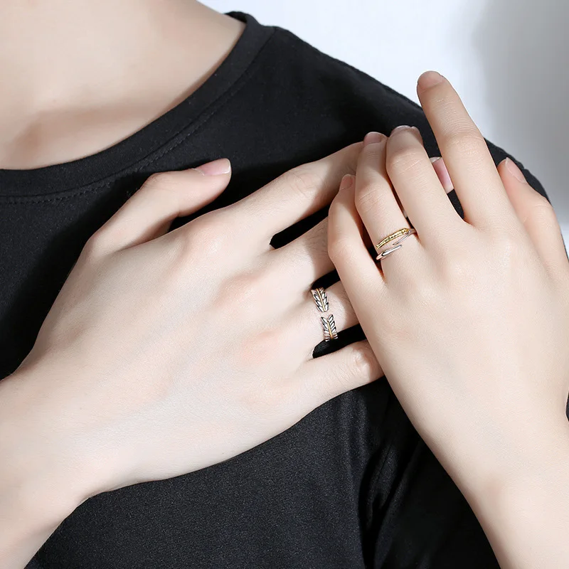 Женское кольцо с серебряными пшеничными ушками|Кольца| |