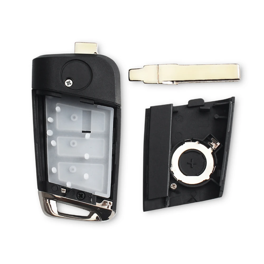 Модифицированный чехол KEYYOU для дистанционного ключа с 3 кнопками раскладной