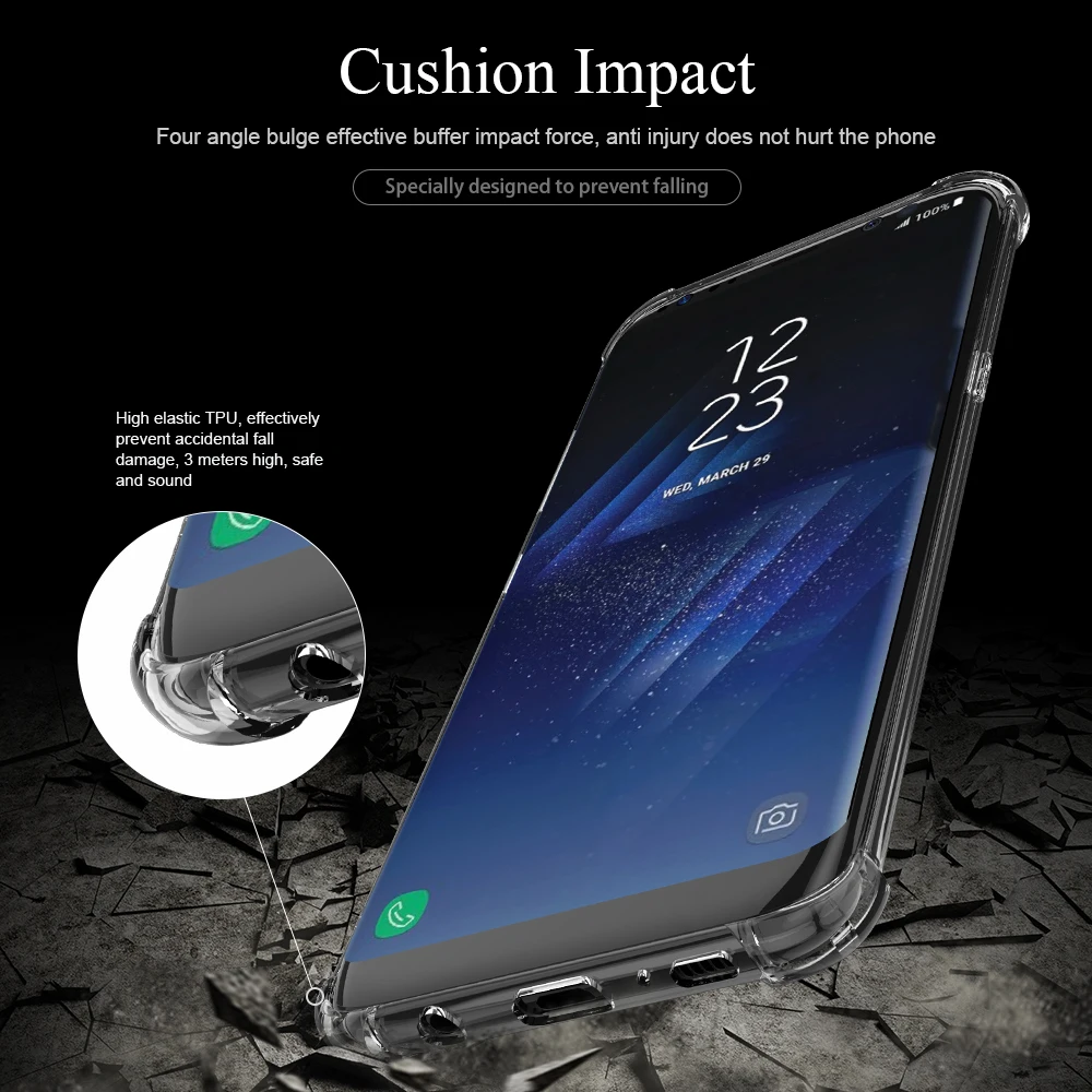 KISSCASE Clear Phone Case For Samsung Galaxy Note 10 Plus 9 8 Soft TPU S8 S9 S10 5G Lite S7 Back Cover |