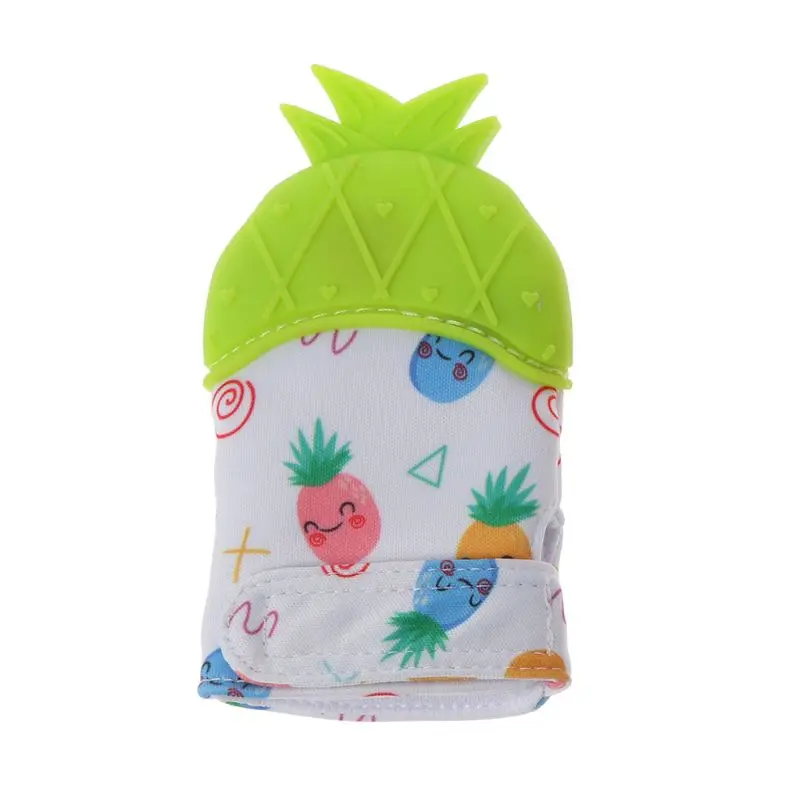 1 шт. ананас Форма при прорезывании зубов Pacifier перчатка жевательный