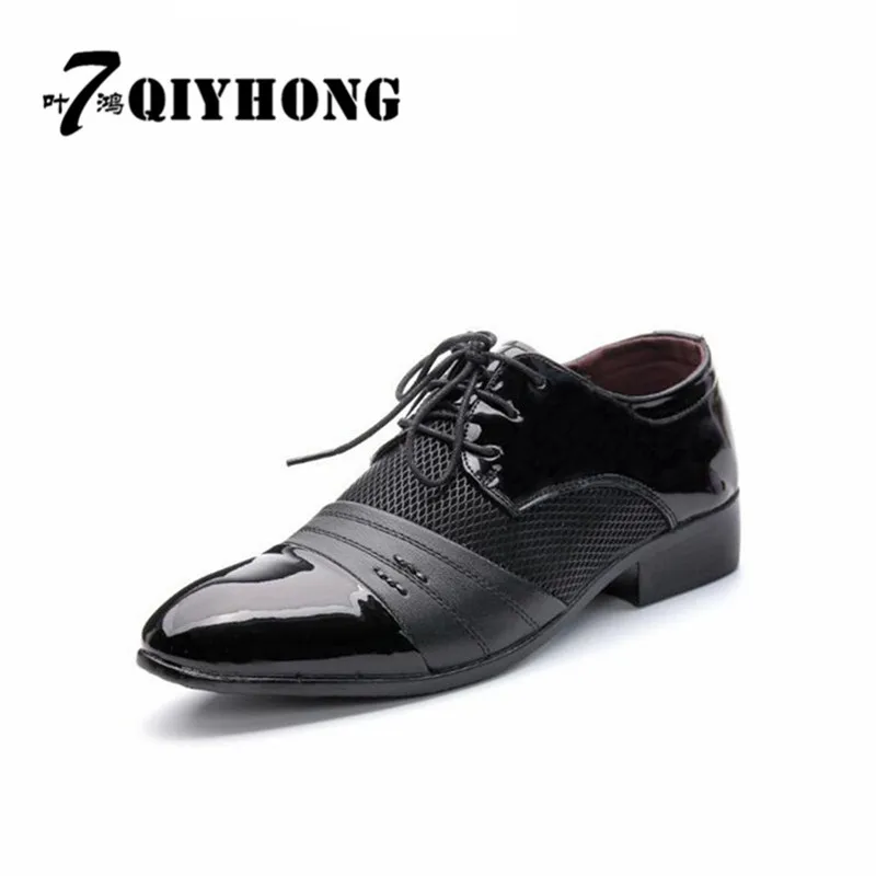 Мужские классические туфли на все сезоны Молодежные повседневные с острым