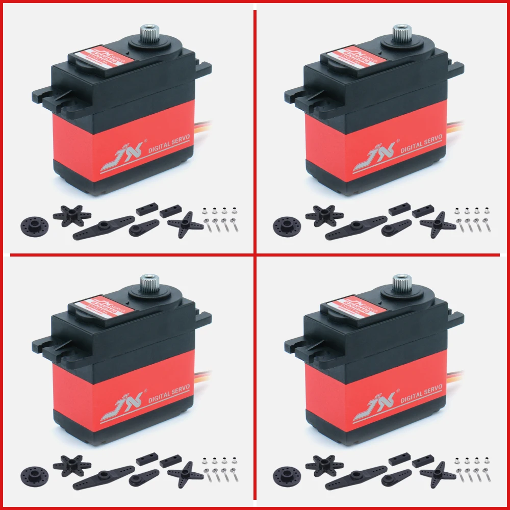 4 шт. металлические сервоприводы JX для радиоуправляемых самолетов вертолетов