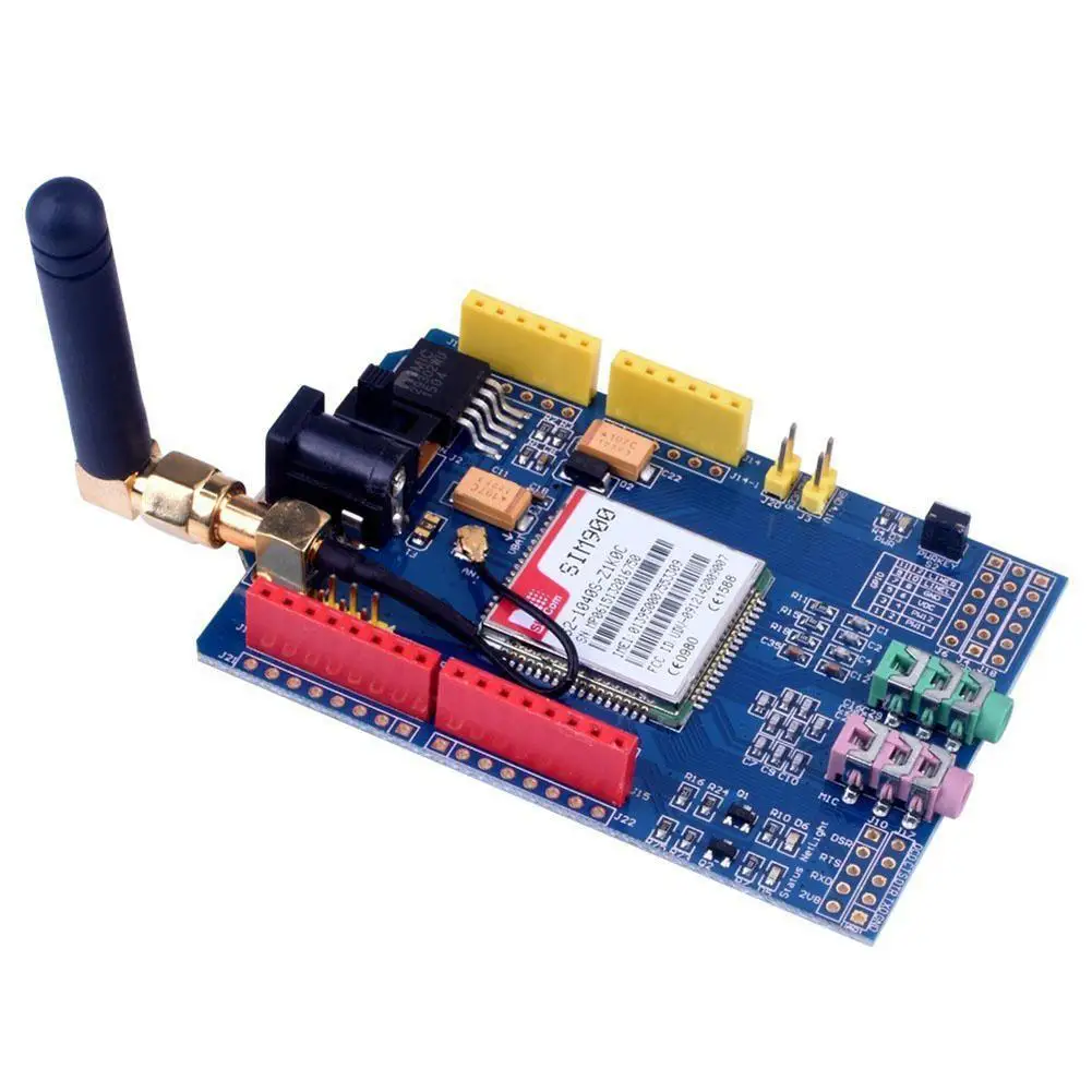 

SIM900 850/900/1800/1900 MHz GPRS/GSM Development Board Module Kit for Arduino