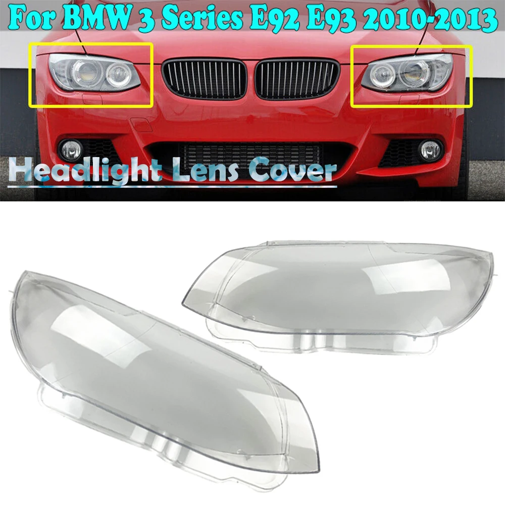 

Прозрачная крышка для автомобильной фары, сменная Крышка для объектива BMW 3 серии E92 E93 LCI 328I 325I 335I 3.0L 2010 2011 2012 2013