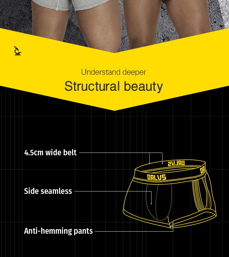 ORLVS Брендовое Мужское нижнее белье мужские сексуальные боксеры cueca masculina дышащие Ropa Interior hombre мужские трусы-боксеры calzoncillo hombre