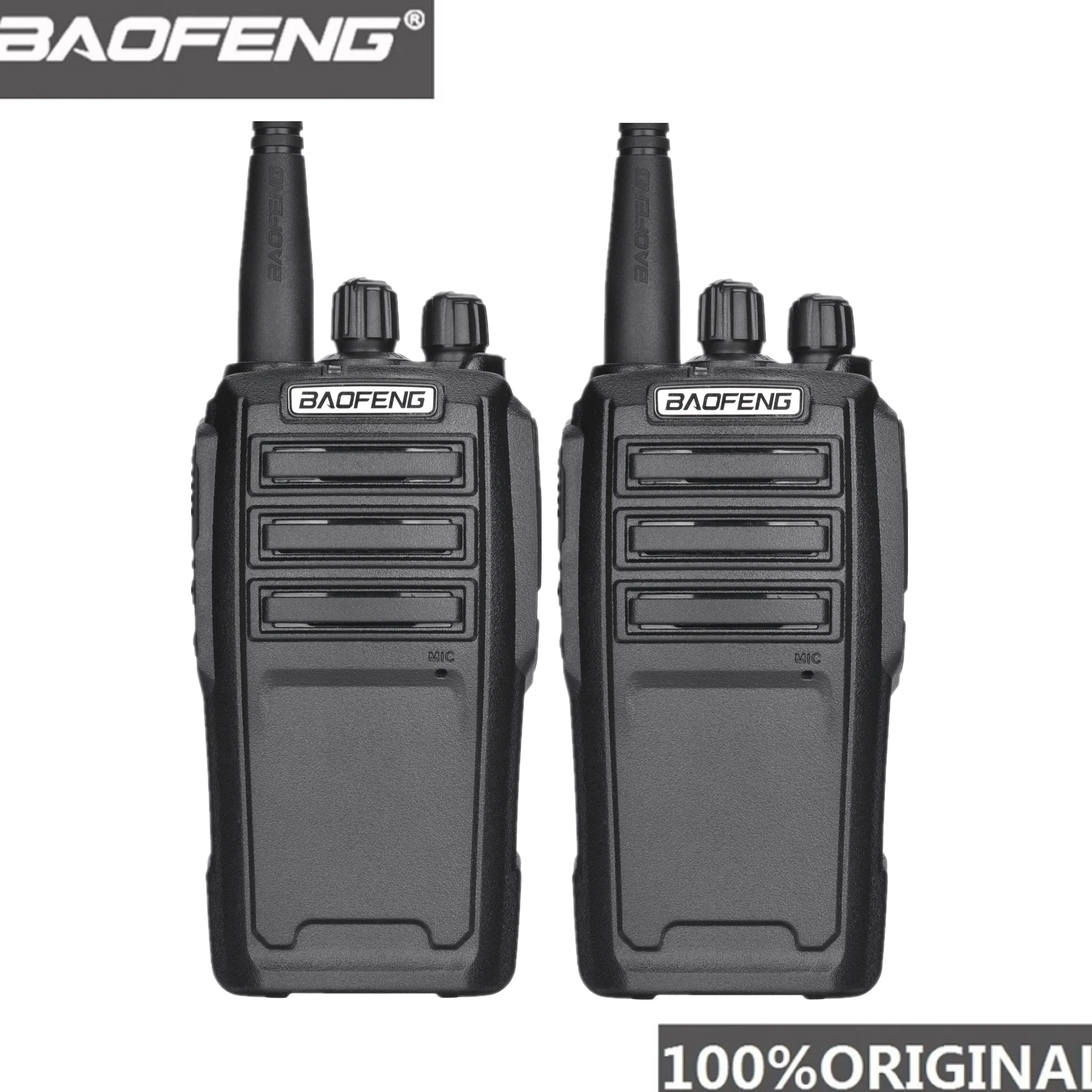 2PCS Baofeng UV-6 8W Ham Radio Security Guard Equipment Two Way Radio Encrypted Handheld Walkie Talkie Ham Radio HF Transceiver